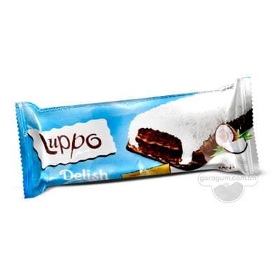 Şokoladly köke Şölen "Luppo", üsti kokos örtülen, 36 gr