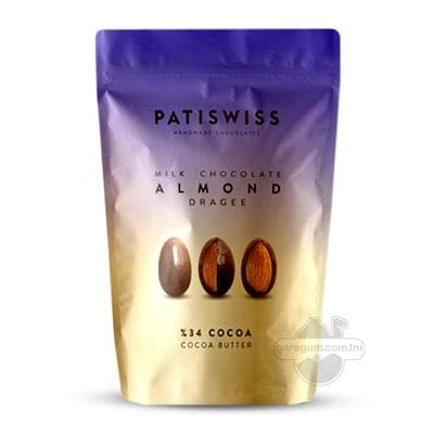 Süýtli şokoladly mindal draželeri "Patiswiss" 80 gr