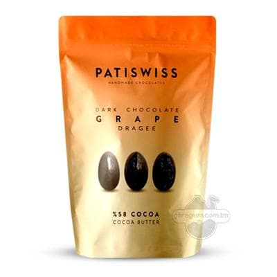 Gara şokoladly üzüm draželeri "Patiswiss" 80 gr