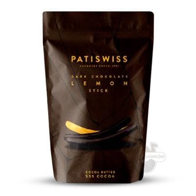 Gara şokoladly limon taýajyklary "Patiswiss" 80 gr