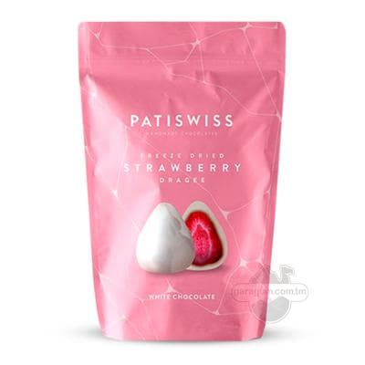 Ak şokoladly ýertudana draželeri "Patiswiss" 80 gr