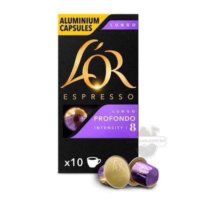 Kofe kapsulalary Lor Espresso "Profondo 8" 10 sany, 52 gr