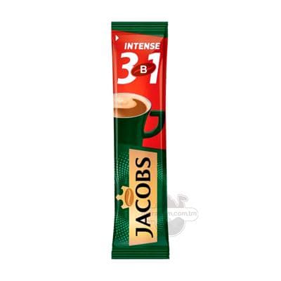 Kofe Jacobs Intense, 3x1 kiçi paket 12 gr