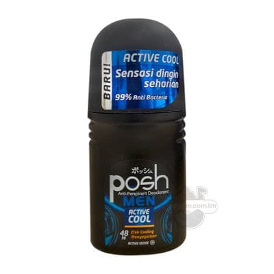 Antiperspirant roll Posh men "Active cool", 50 ml