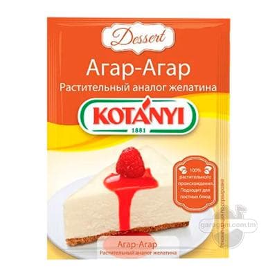 Želatiniň gök önümli analogy "KOTANYI" 10 gr