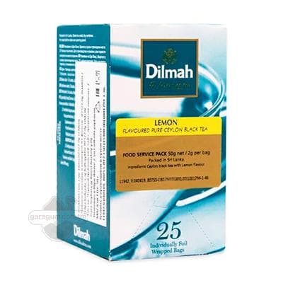 Gara çaý Dilmah "Lemon" folga konwertlerinde, 25 sany (50 gr)